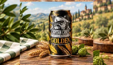Cerveza Artesanal Capitán Cánes estilo Golden x 473 ml en Castelar